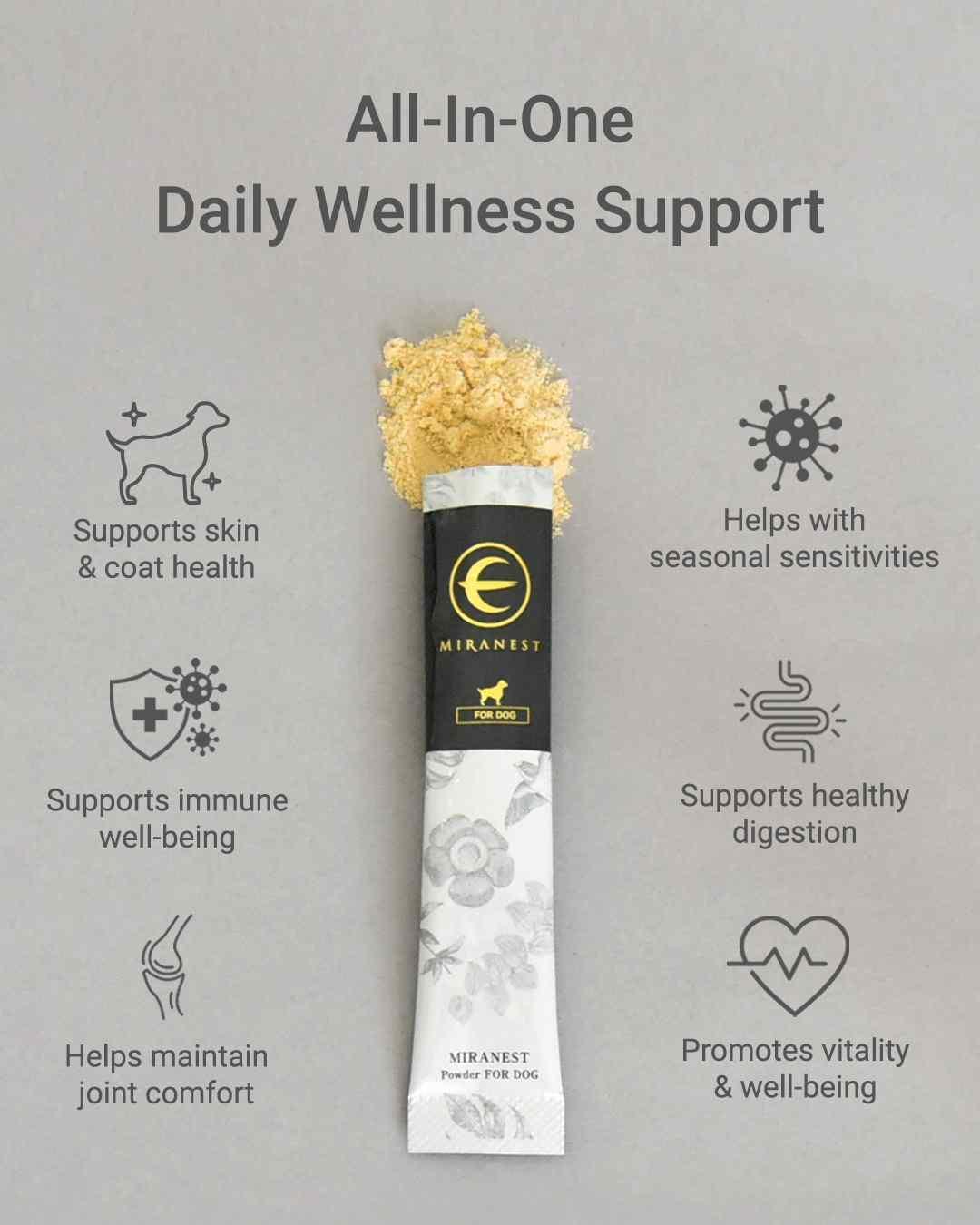 MIRANEST Powder for Dog 30pcs + Free Gift