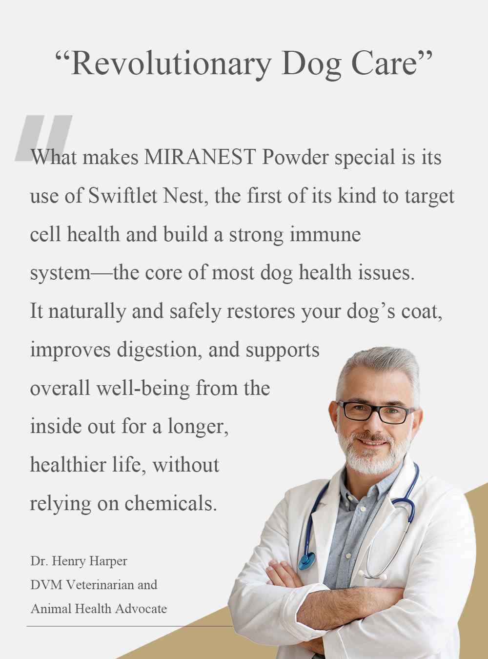 MIRANEST Powder for Dog - 3.5 oz (100g) + Supplement Powder - 0.9 oz (25g)