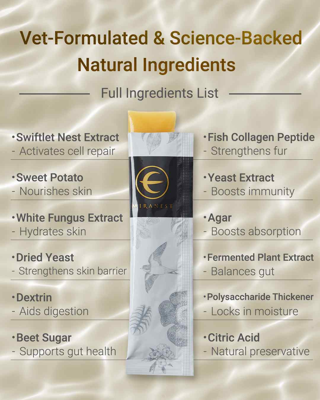 MIRANEST Jelly Stick for Dog - 30 Sticks