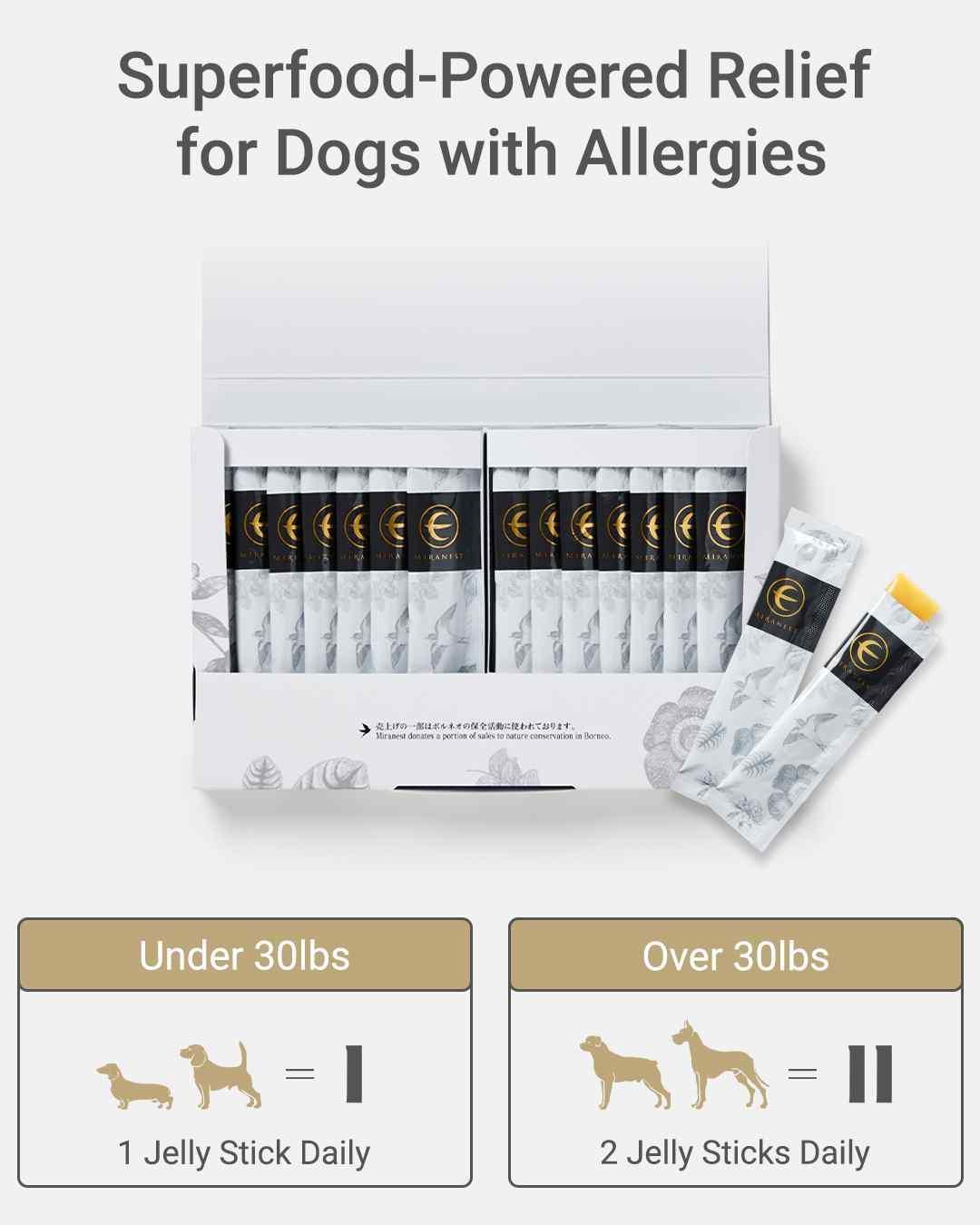 MIRANEST Jelly Stick for Dog - 30 Packs